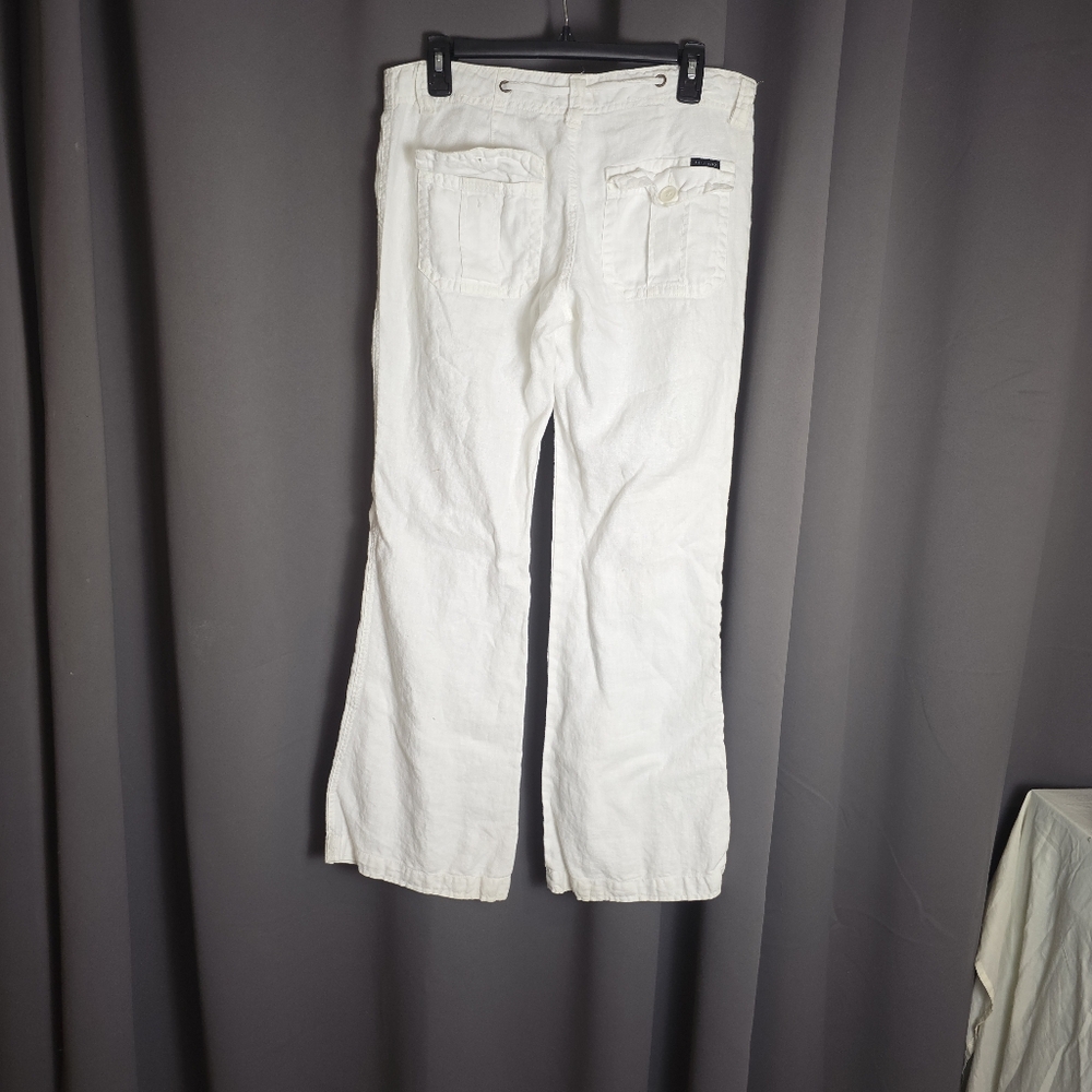 Sanctuary Clothing White Linen Drawstring Pants – Women’s Size 28 - Picture 2 of 15